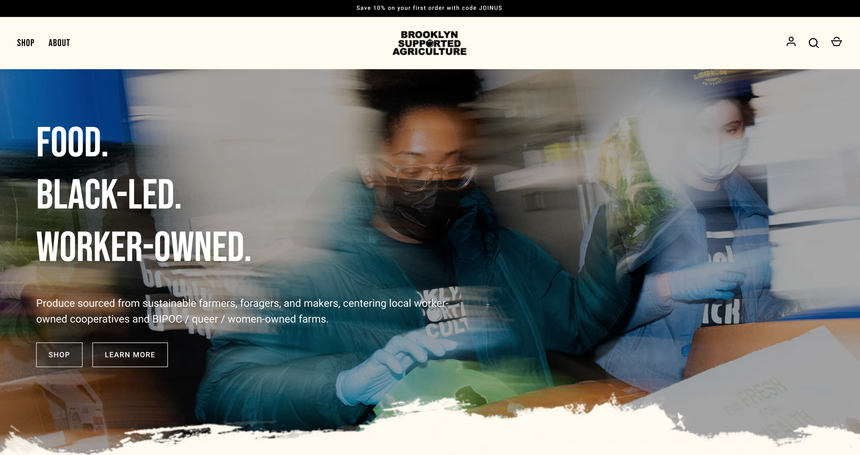 Brooklyn Supported Agriculture Website